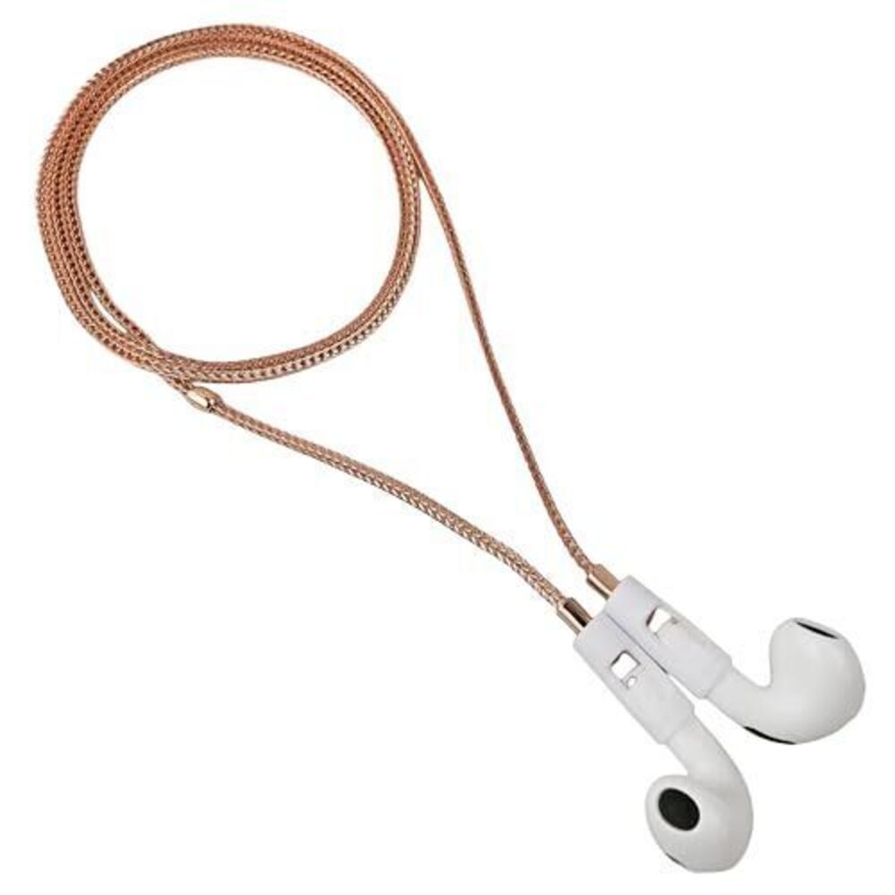 8510 18K Rose Gold Plated Mesh Chain for AirPods & AirPods Pro